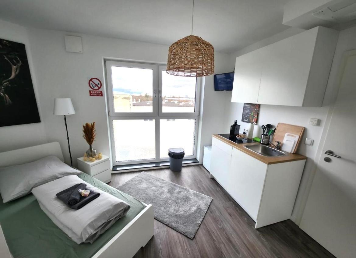 אוגסבורג Modernes Apartment Mit Wifi, Aufzug & Kostenlos Parken El-Living מראה חיצוני תמונה